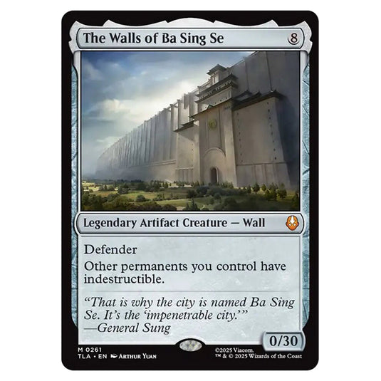 The Walls of Ba Sing Se 0261 card from the Magic The Gathering set Avatar The Last Airbender