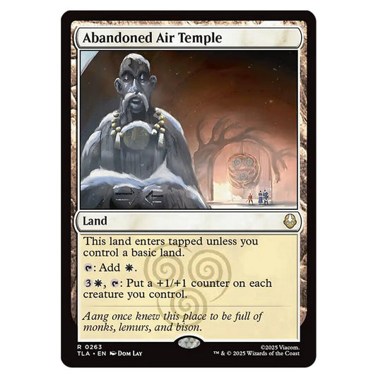 Abandoned Air Temple 0263 card from the Magic The Gathering set Avatar The Last Airbender