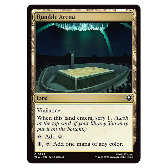 Rumble Arena 0277 card from the Magic The Gathering set Avatar The Last Airbender