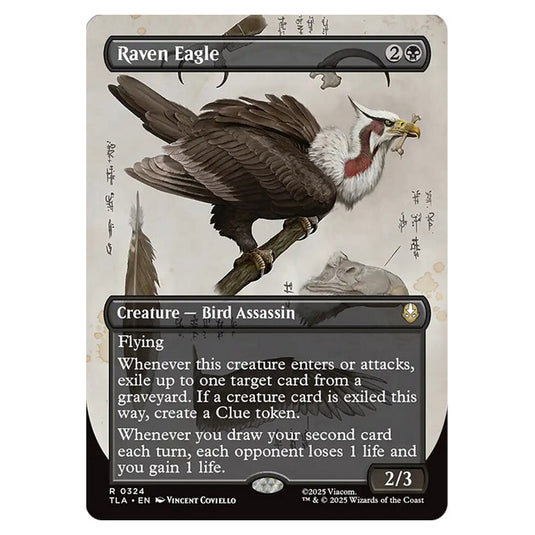 Raven Eagle 0324 card from the Magic The Gathering set Avatar The Last Airbender