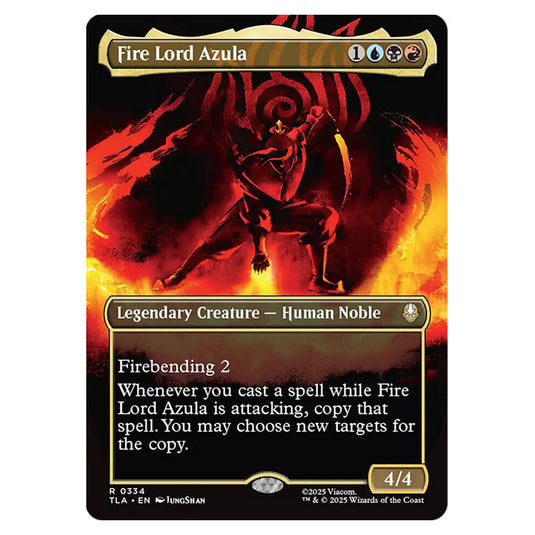 Fire Lord Azula 0334 card from the Magic The Gathering set Avatar The Last Airbender