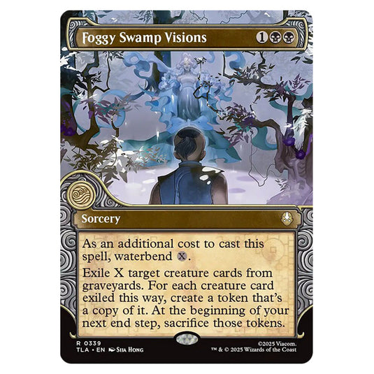 Foggy Swamp Visions 0339 card from the Magic The Gathering set Avatar The Last Airbender