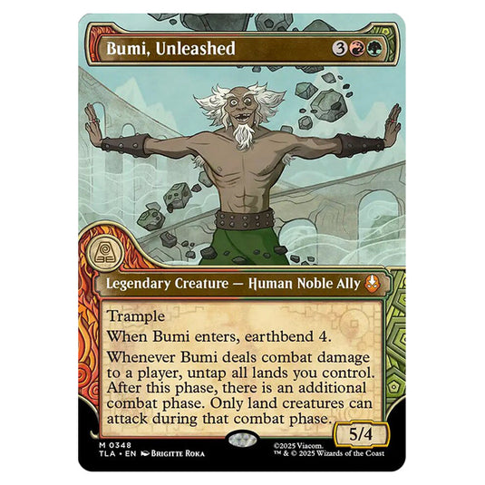 Bumi, Unleashed 0348 card from the Magic The Gathering set Avatar The Last Airbender