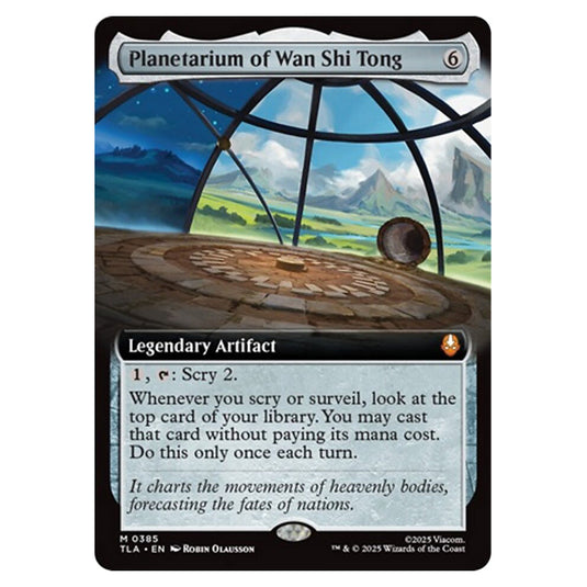 Planetarium of Wan Shi Tong 0385 card from the Magic The Gathering set Avatar The Last Airbender
