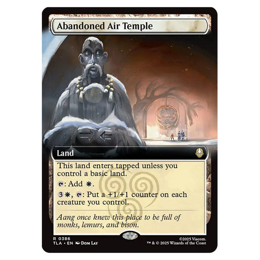 Abandoned Air Temple 0386 card from the Magic The Gathering set Avatar The Last Airbender