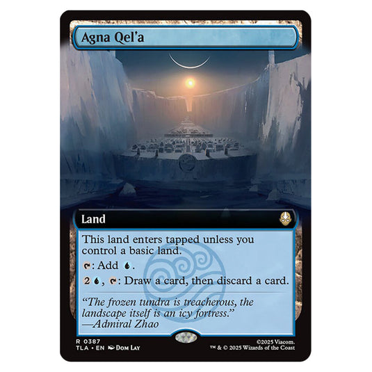 Agna Qel'a 0387 card from the Magic The Gathering set Avatar The Last Airbender