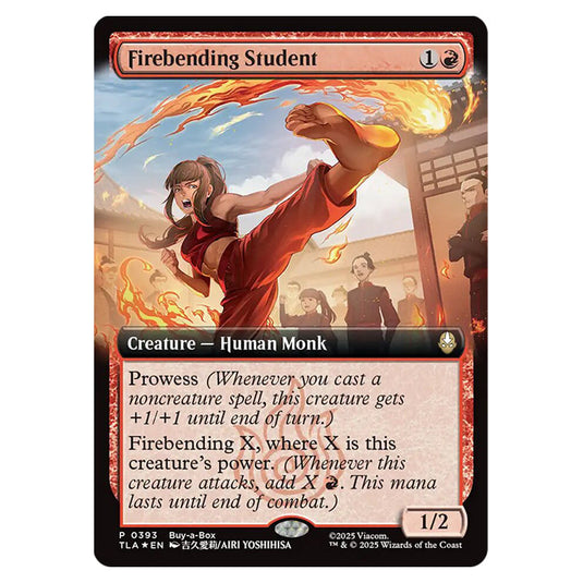 Firebending Student 0393 card from the Magic The Gathering set Avatar The Last Airbender