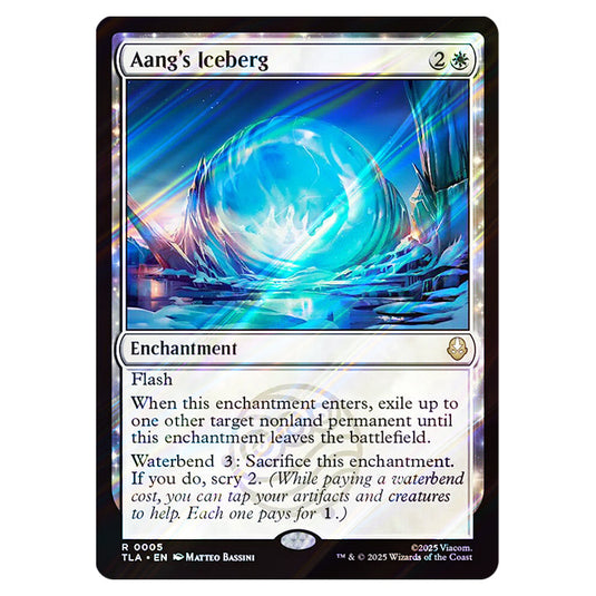 Aang's Iceberg 0005 card from the Magic The Gathering set Avatar The Last Airbender