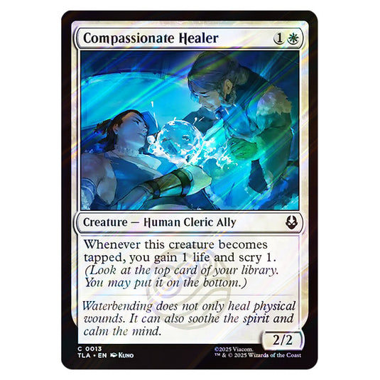 Compassionate Healer 0013 card from the Magic The Gathering set Avatar The Last Airbender