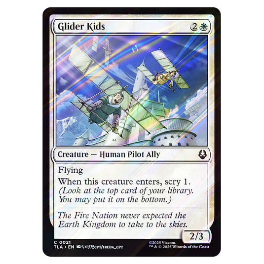 Glider Kids 0021 card from the Magic The Gathering set Avatar The Last Airbender