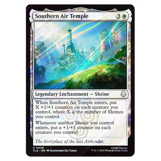 Southern Air Temple 0036 card from the Magic The Gathering set Avatar The Last Airbender