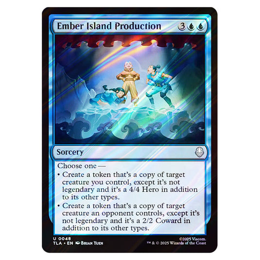 Ember Island Production 0048 card from the Magic The Gathering set Avatar The Last Airbender