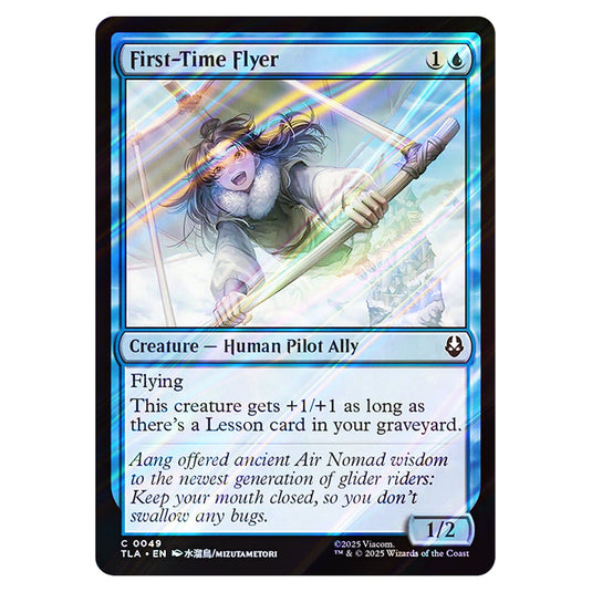 First-Time Flyer 0049 card from the Magic The Gathering set Avatar The Last Airbender