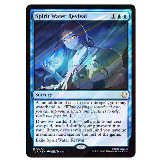 Spirit Water Revival 0073 card from the Magic The Gathering set Avatar The Last Airbender