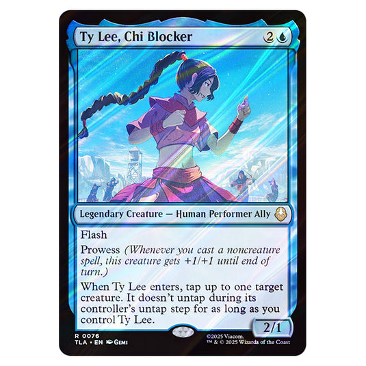 Ty Lee, Chi Blocker 0076 card from the Magic The Gathering set Avatar The Last Airbender