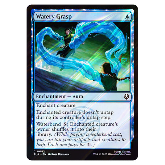 Watery Grasp 0082 card from the Magic The Gathering set Avatar The Last Airbender
