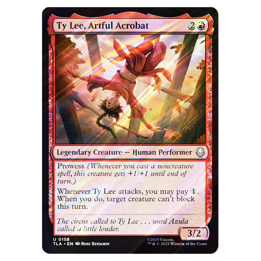 Ty Lee, Artful Acrobat 0158 card from the Magic The Gathering set Avatar The Last Airbender