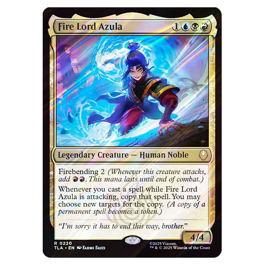 Fire Lord Azula 0220 card from the Magic The Gathering set Avatar The Last Airbender
