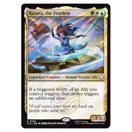 Katara, the Fearless 0230 card from the Magic The Gathering set Avatar The Last Airbender