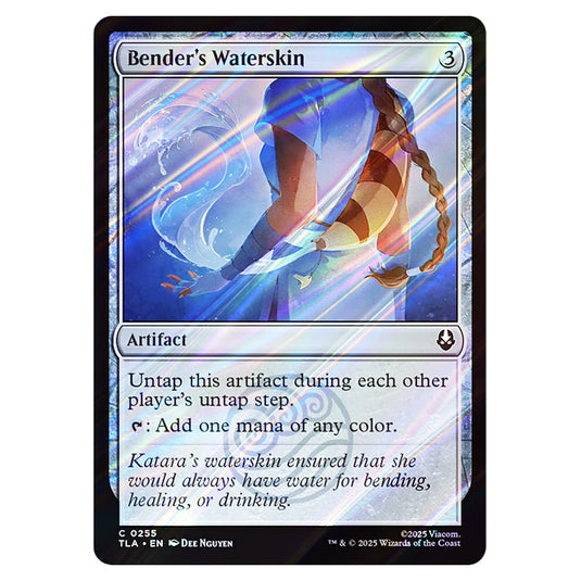 Bender's Waterskin 0255 card from the Magic The Gathering set Avatar The Last Airbender