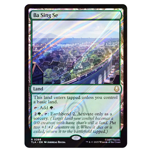 Ba Sing Se 0266 card from the Magic The Gathering set Avatar The Last Airbender