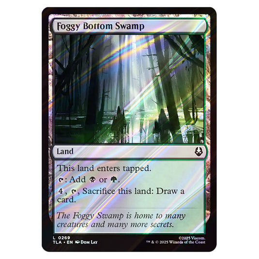 Foggy Bottom Swamp 0269 card from the Magic The Gathering set Avatar The Last Airbender