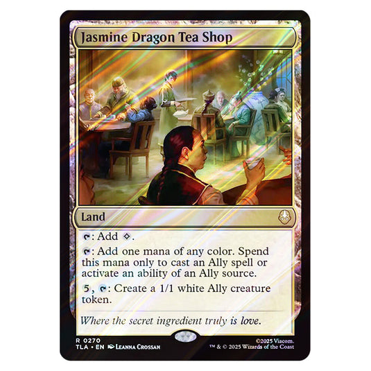 Jasmine Dragon Tea Shop 0270 card from the Magic The Gathering set Avatar The Last Airbender