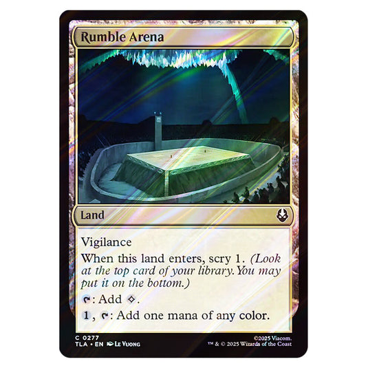 Rumble Arena 0277 card from the Magic The Gathering set Avatar The Last Airbender