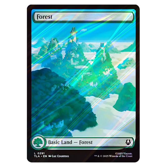 Forest 0291 card from the Magic The Gathering set Avatar The Last Airbender