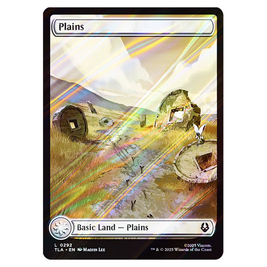 Plains 0292 card from the Magic The Gathering set Avatar The Last Airbender