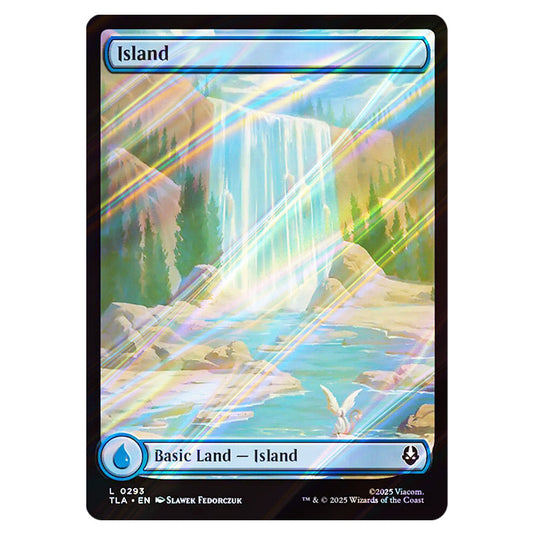 Island 0293 card from the Magic The Gathering set Avatar The Last Airbender