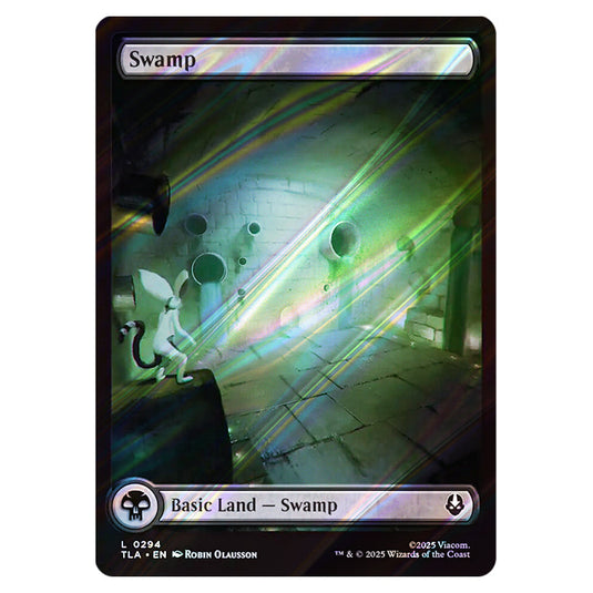 Swamp 0294 card from the Magic The Gathering set Avatar The Last Airbender