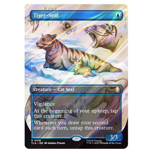 Tiger-Seal 0318 card from the Magic The Gathering set Avatar The Last Airbender