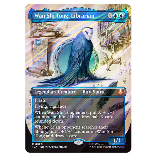 Wan Shi Tong, Librarian 0320 card from the Magic The Gathering set Avatar The Last Airbender