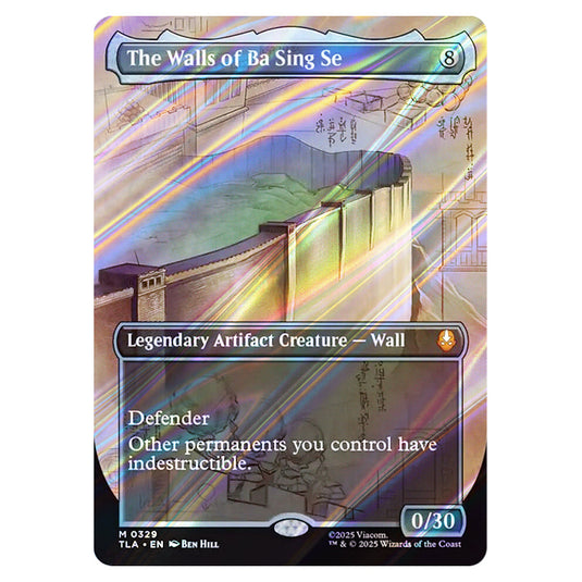 The Walls of Ba Sing Se 0329 card from the Magic The Gathering set Avatar The Last Airbender