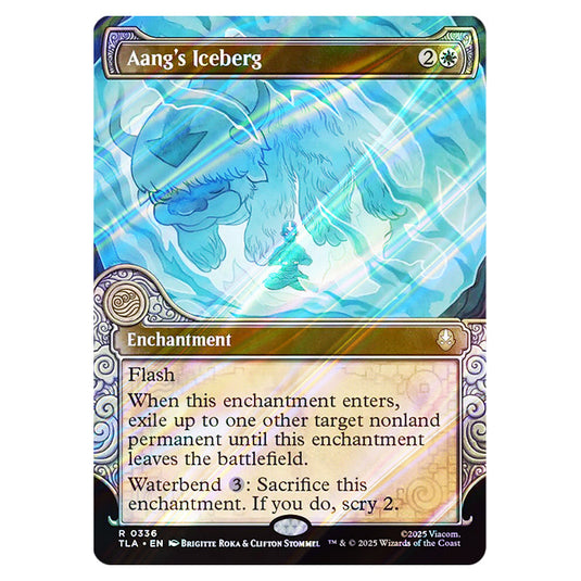Aang's Iceberg 0336 card from the Magic The Gathering set Avatar The Last Airbender