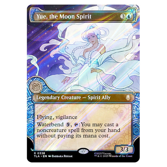 Yue, the Moon Spirit 0338 card from the Magic The Gathering set Avatar The Last Airbender