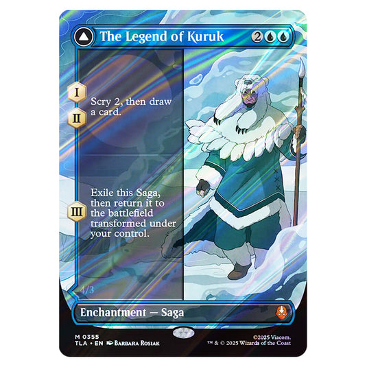 The Legend of Kuruk // Avatar Kuruk 0355 card from the Magic The Gathering set Avatar The Last Airbender