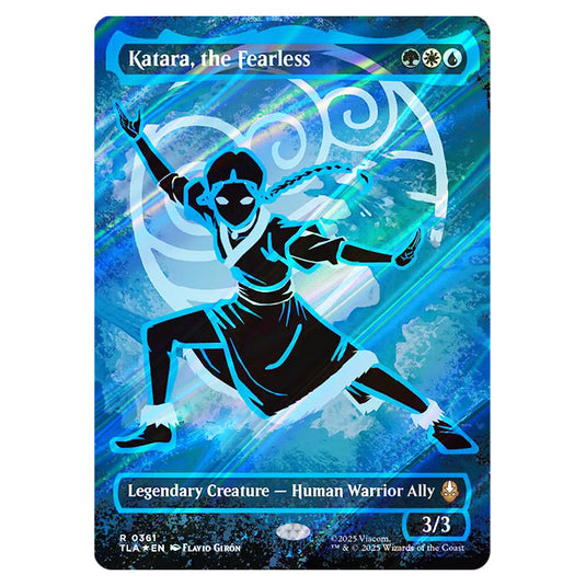 Katara, the Fearless 0361 card from the Magic The Gathering set Avatar The Last Airbender