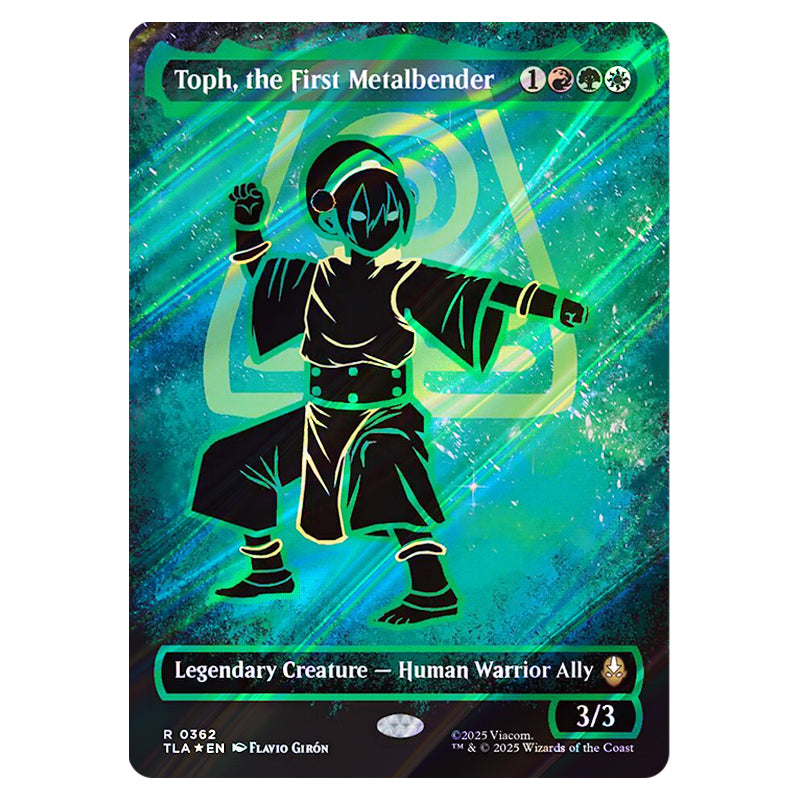 toph mtg card What is the value of a misprinted Magic: The Gathering Toph, the First Metalbender card? return it to the battlefield tapped.) Toph, the First Metalbender MTG