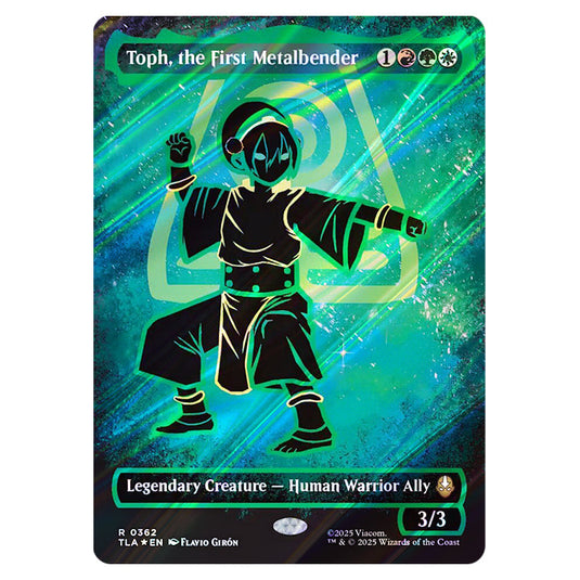 Toph, the First Metalbender 0362 card from the Magic The Gathering set Avatar The Last Airbender