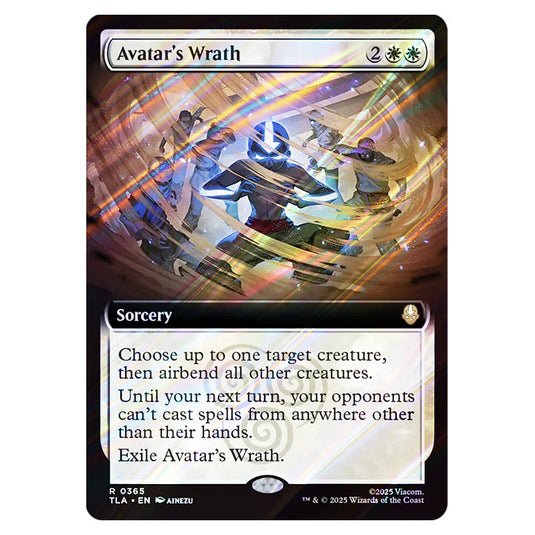 Avatar's Wrath 0365 card from the Magic The Gathering set Avatar The Last Airbender