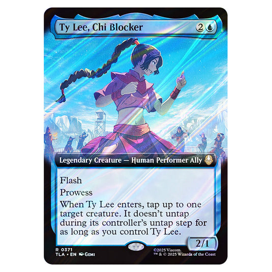 Ty Lee, Chi Blocker 0371 card from the Magic The Gathering set Avatar The Last Airbender