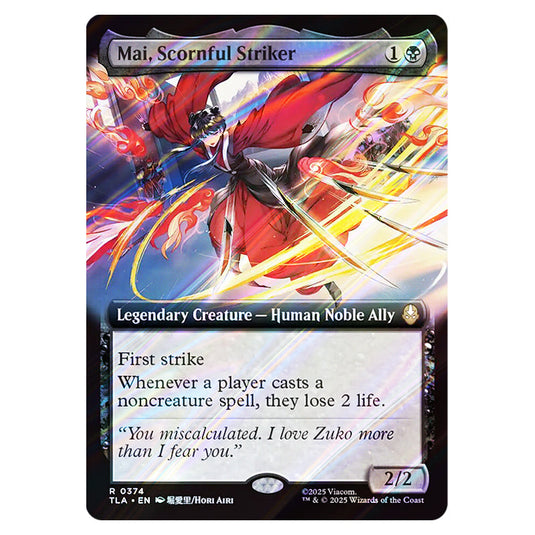 Mai, Scornful Striker 0374 card from the Magic The Gathering set Avatar The Last Airbender