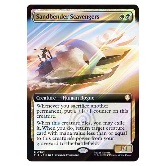 Sandbender Scavengers 0382 card from the Magic The Gathering set Avatar The Last Airbender