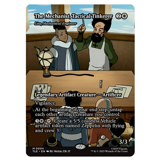 Lita, Mechanical Engineer 0004 card from the Magic The Gathering set Avatar: The Last Airbender Eternal