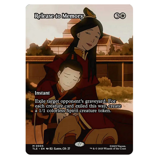 Release to Memory 0005 card from the Magic The Gathering set Avatar: The Last Airbender Eternal