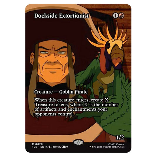 Dockside Extortionist 0028 card from the Magic The Gathering set Avatar: The Last Airbender Eternal