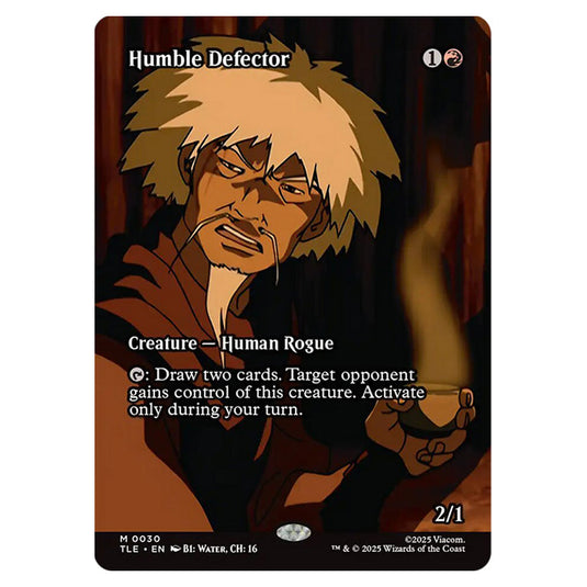 Humble Defector 0030 card from the Magic The Gathering set Avatar: The Last Airbender Eternal