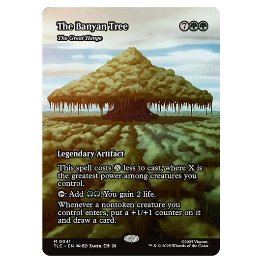 The Great Henge 0041 card from the Magic The Gathering set Avatar: The Last Airbender Eternal